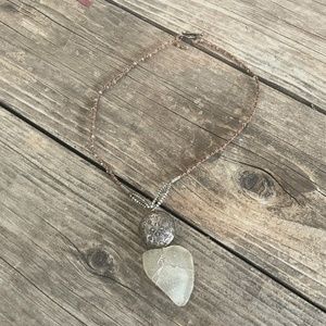 Authentic Lake Superior Lake Glass (Sea Glass) Necklace - Vintage